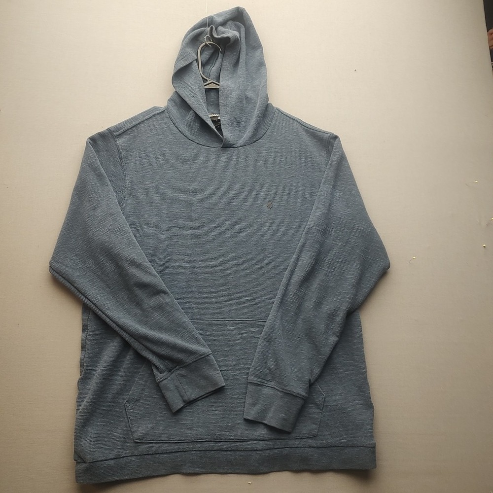 Volcom‎ Men's Blue Long Sleeve Hoodie Pockets XL